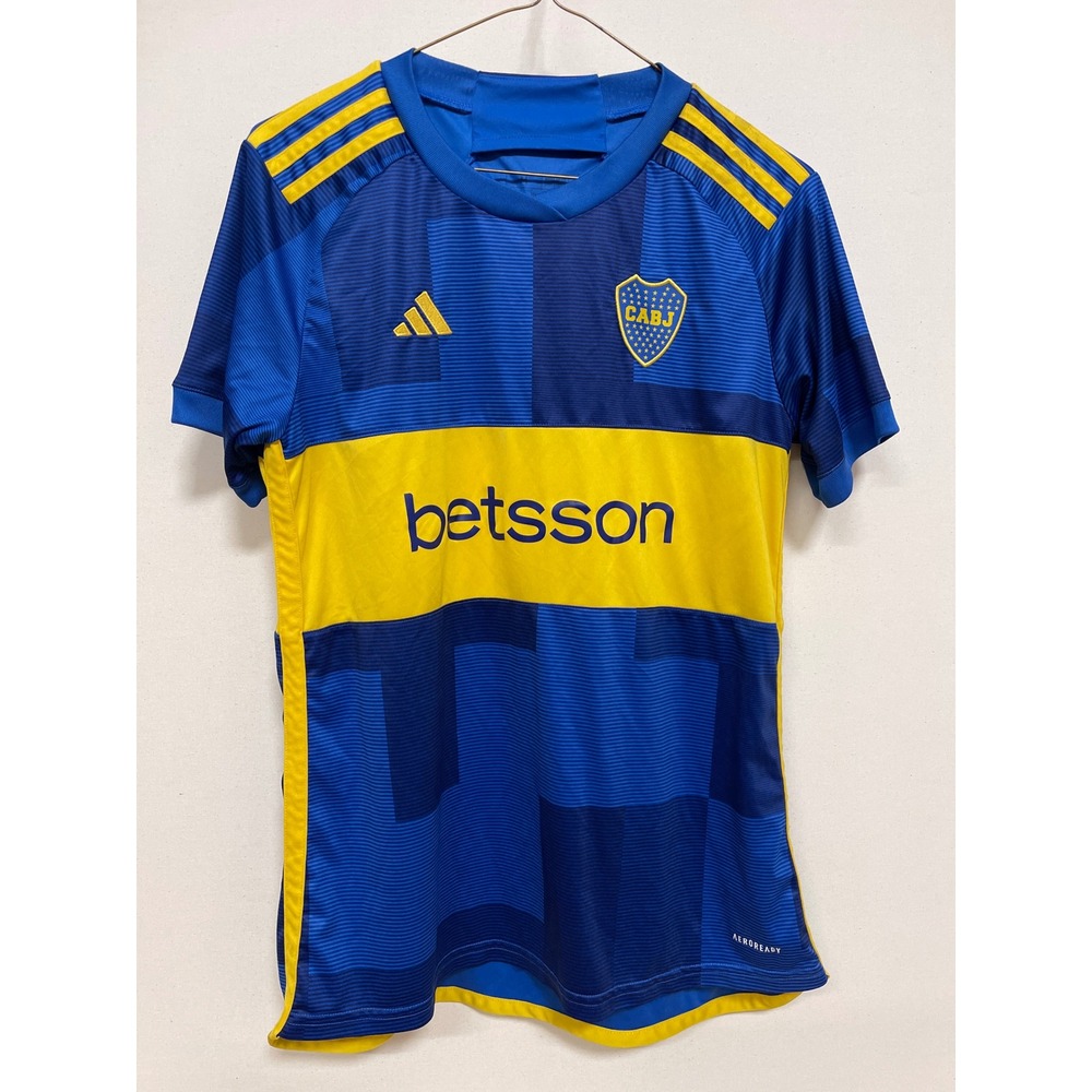 Adidas Boca Juniors 2023-24 Home Jersey Blue Gold Soccer Shirt Mens Medium